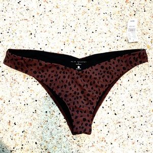 Pacsun L.A. Hearts animal print bikini bottoms NWT